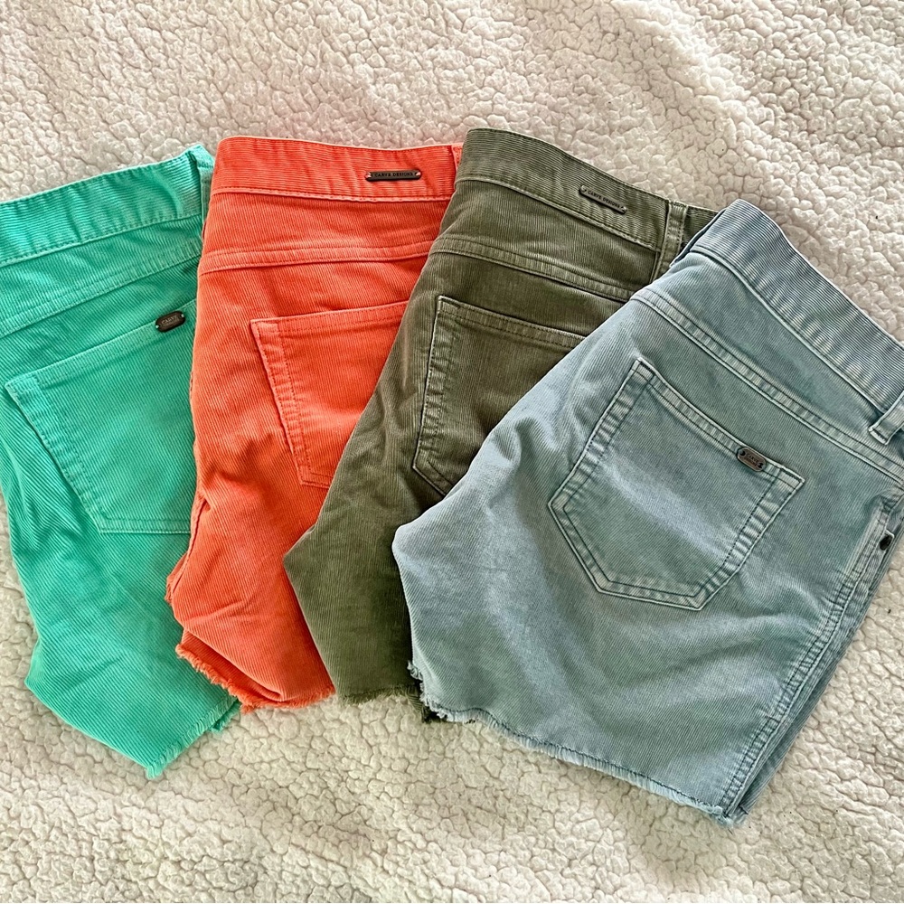 4 Pairs Carve Designs OAHU 4" SHORTS - Size 4